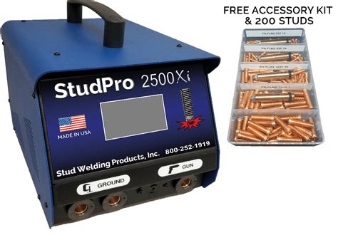 sheet metal stud welder|studpro 2500xi cd welder.